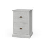 Emerson 2 Drawer Filing Cabinet Office Storage Bramble 8