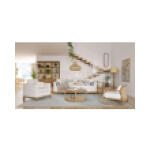 Cohan Coffee Table Small W/ Rattan - Image 4