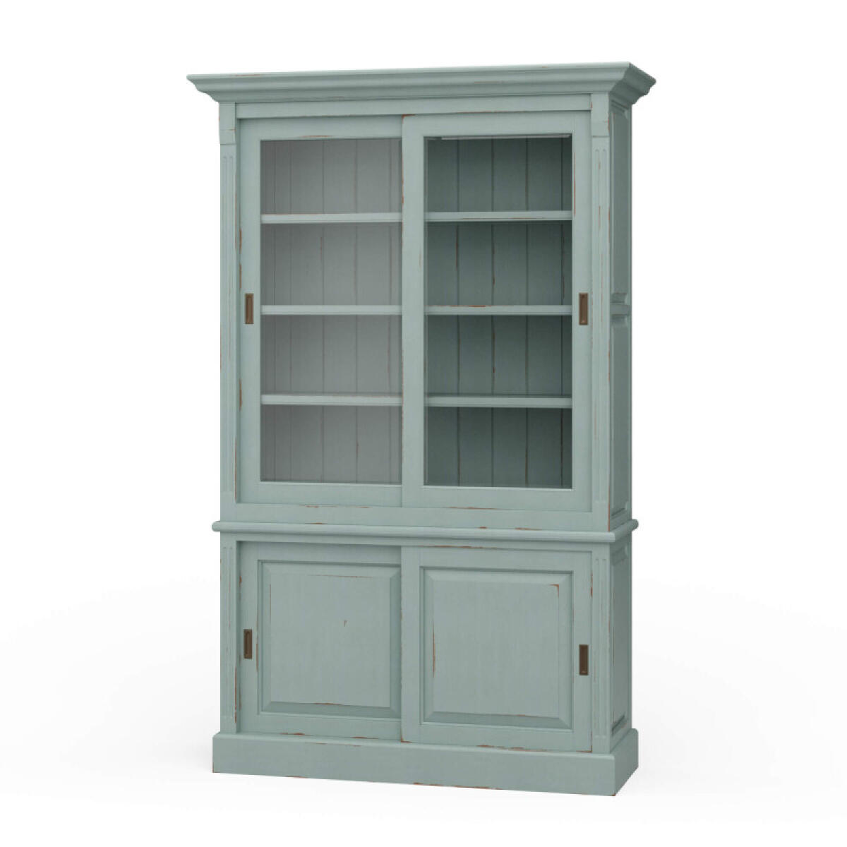 576b9ead61202ea61f0ef84d58a577a1 Hudson 88'' Bookcase W/ 2 Sliding Doors - Image 1