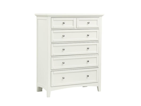 Bonanza 5-Drawer Storage Chest Chests BB29 White