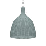 Hampton Rattan Pendant Large Lighting Blue 8