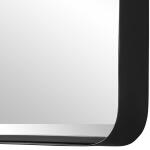 Crofton Large Mirror, Black - Image 6