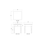 Madison 1 Drawer End Table - Image 8