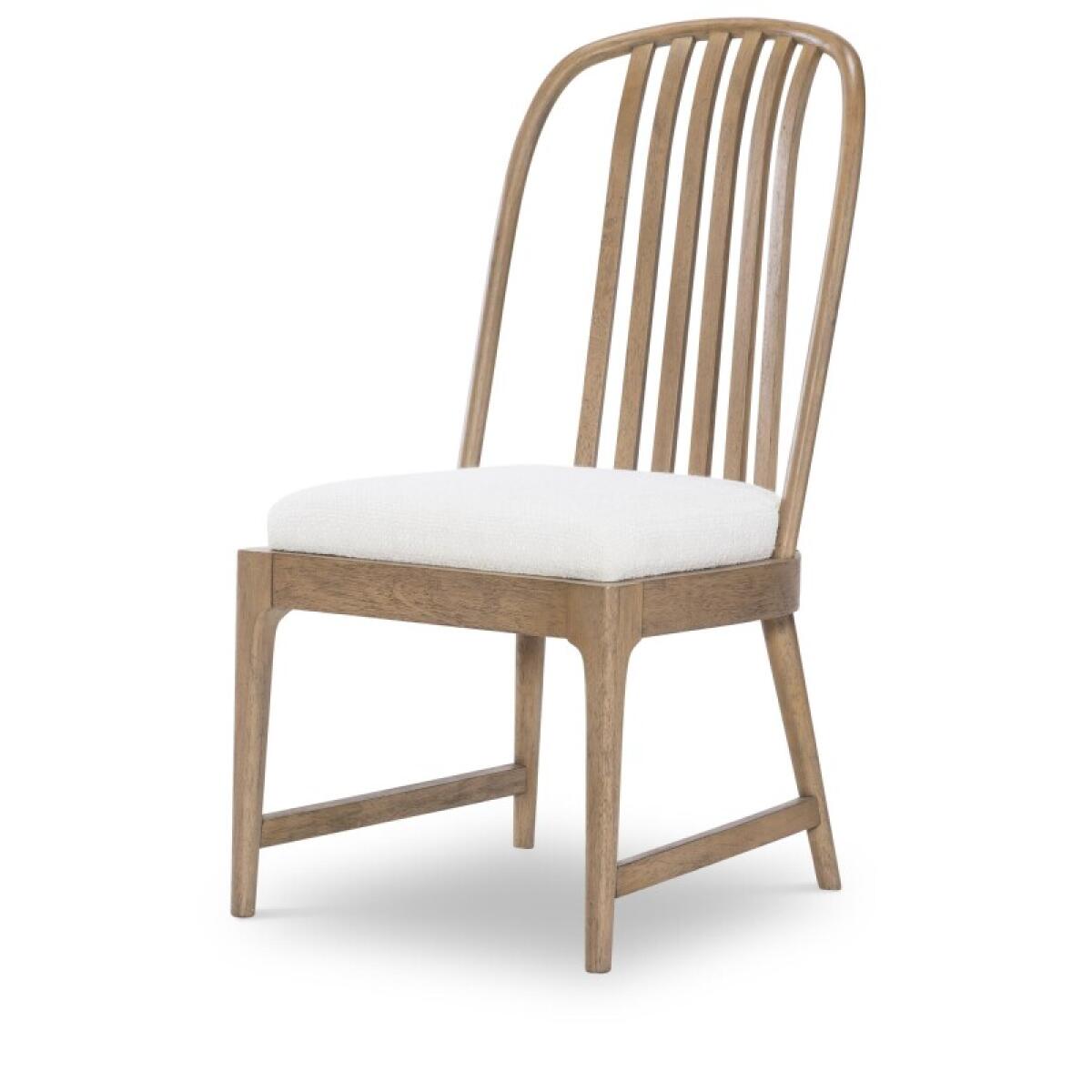 57d2e01fd7829667da4badcda858fd51 Spindle Back Side Chair Cloud White And Desert Oak 4230-140 - Image 1