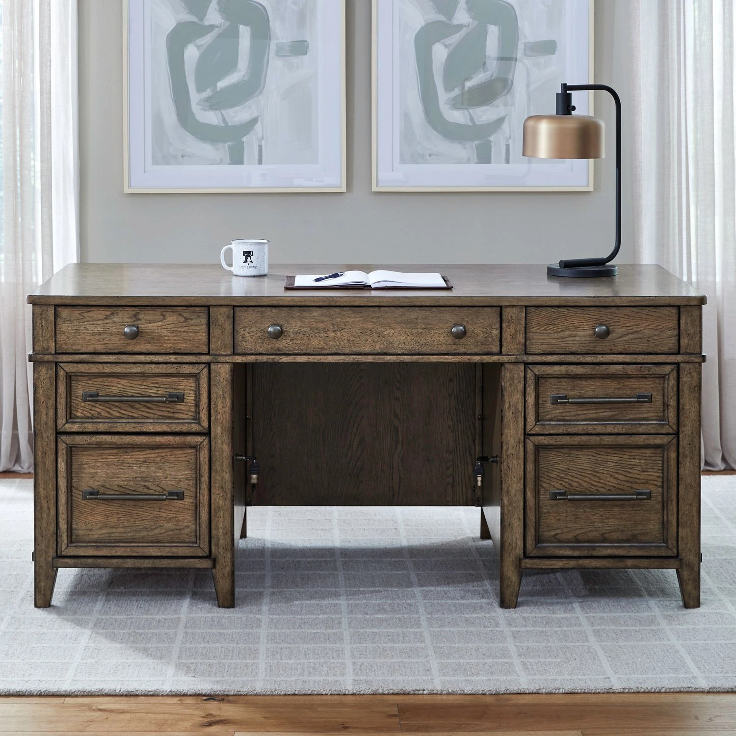 57e60374cd6a37e22cdfbf7467e6ac7e Jr Executive Desk Base - Image 1