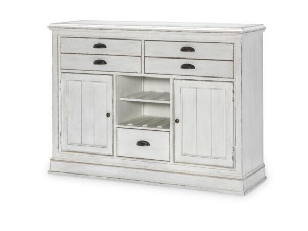 Credenza Dining Storage Aged White