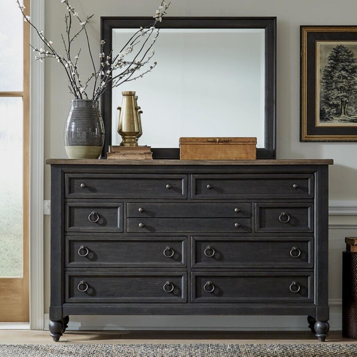 5801ffb03763ac6b71fd2515ca993c61 Americana Farmhouse Opt Dresser & Mirror - Image 1