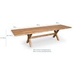 Crossbuck Dining Table with Extendable Leaves - Image 6