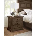 Heritage NIGHT STAND – 3 DRAWER Nightstands Brown 14