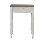 Magnolia Manor Corner Filler Office Storage Antique White & Weathered Bark 13