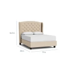 Paris Tufted Upholstered Bed Beds Bassett Furniture 11