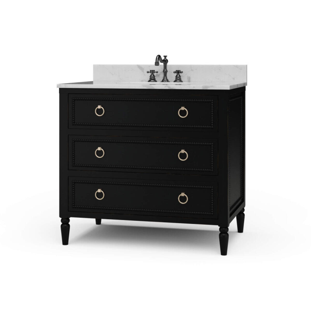 58776a712dcd002244d6be951fa76830 Cholet Single Vanity W/ Sink & Marble Top - Image 1