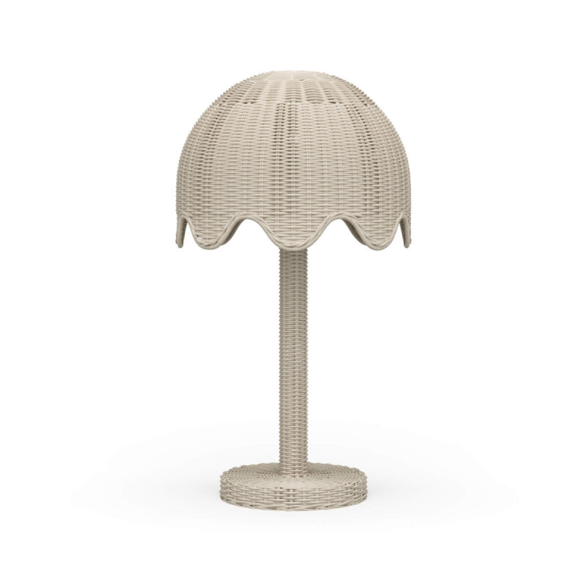 589cbbf9e9f6ba872973793a43e07fe4 Scalloped Rattan Table Lamp - Image 1
