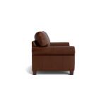Carolina Leather Roll Arm Loveseat Sofas Bassett Furniture 12