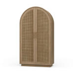 Vannes Wardrobe W/ Rattan Door