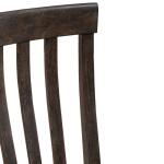 Grant Park Slat Back Side Chair (RTA) Chairs & Benches Brown 20