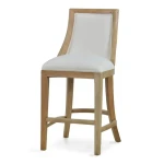 Monarch Counter Stool W/ Rattan Back - Image 5