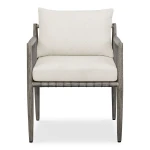 Borneo Outdoor Dining Chair, Oyster