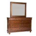 Rustic Traditions King California Sleigh Bed, Dresser & Mirror, Night Stand - Image 5