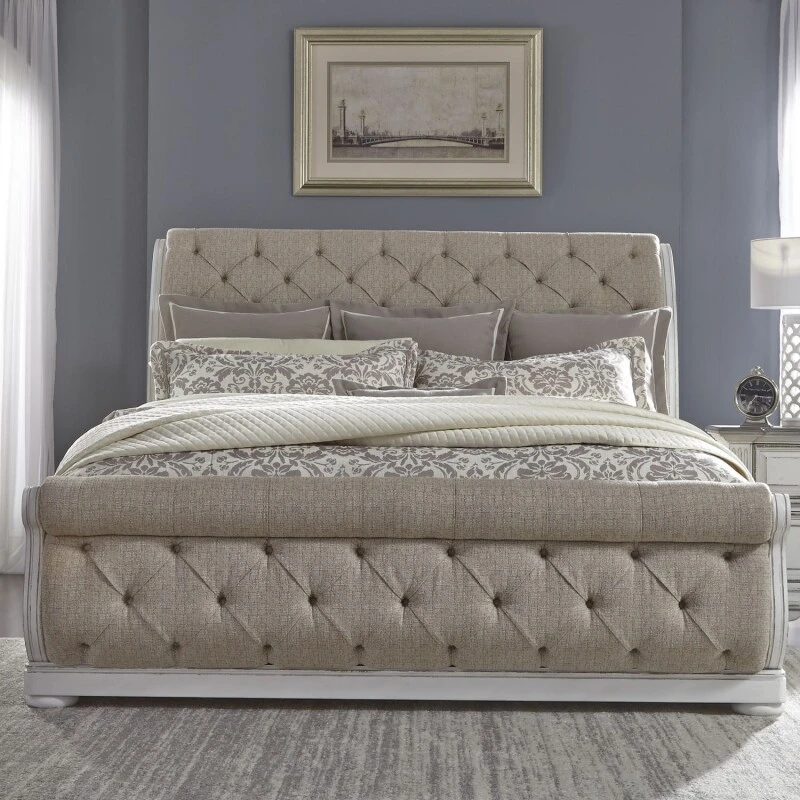 5928f64ce802ced4217a816eb4d9c5cc Abbey Park King California Sleigh Bed - Image 1