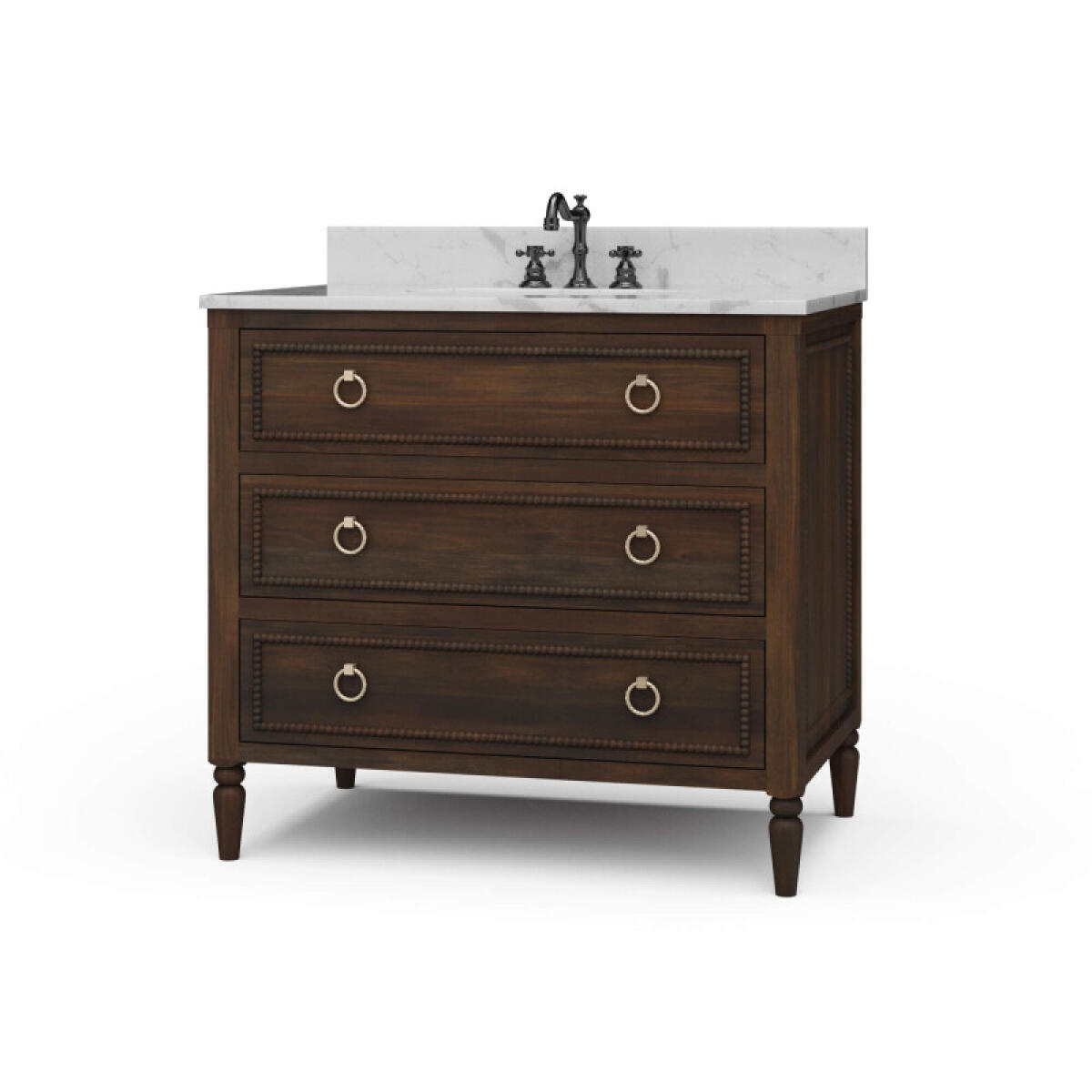 5942a517061d2a5f84d77d6279d512a9 Cholet Single Vanity W/ Sink & Marble Top - Image 1