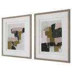 Color Block Framed Prints, S/2 Art Art 15