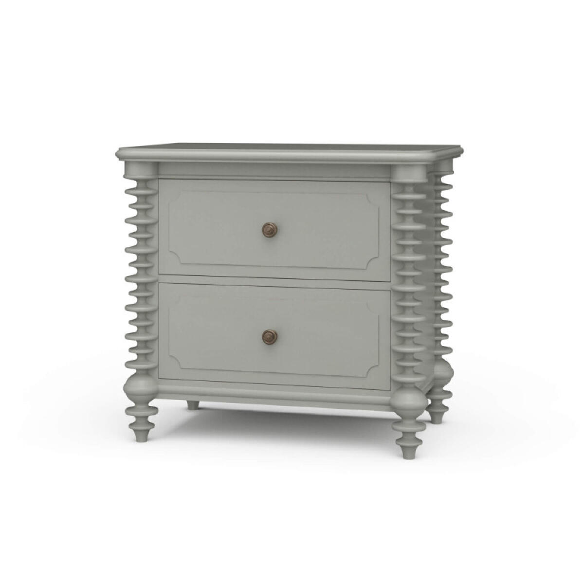 5972ef5fd191df4336a386bde6ef5e77 Milano 2 Drawer Bedside Table - Image 1