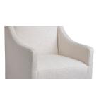 Banks Upholstered Dining Chair with Casters - Image 9