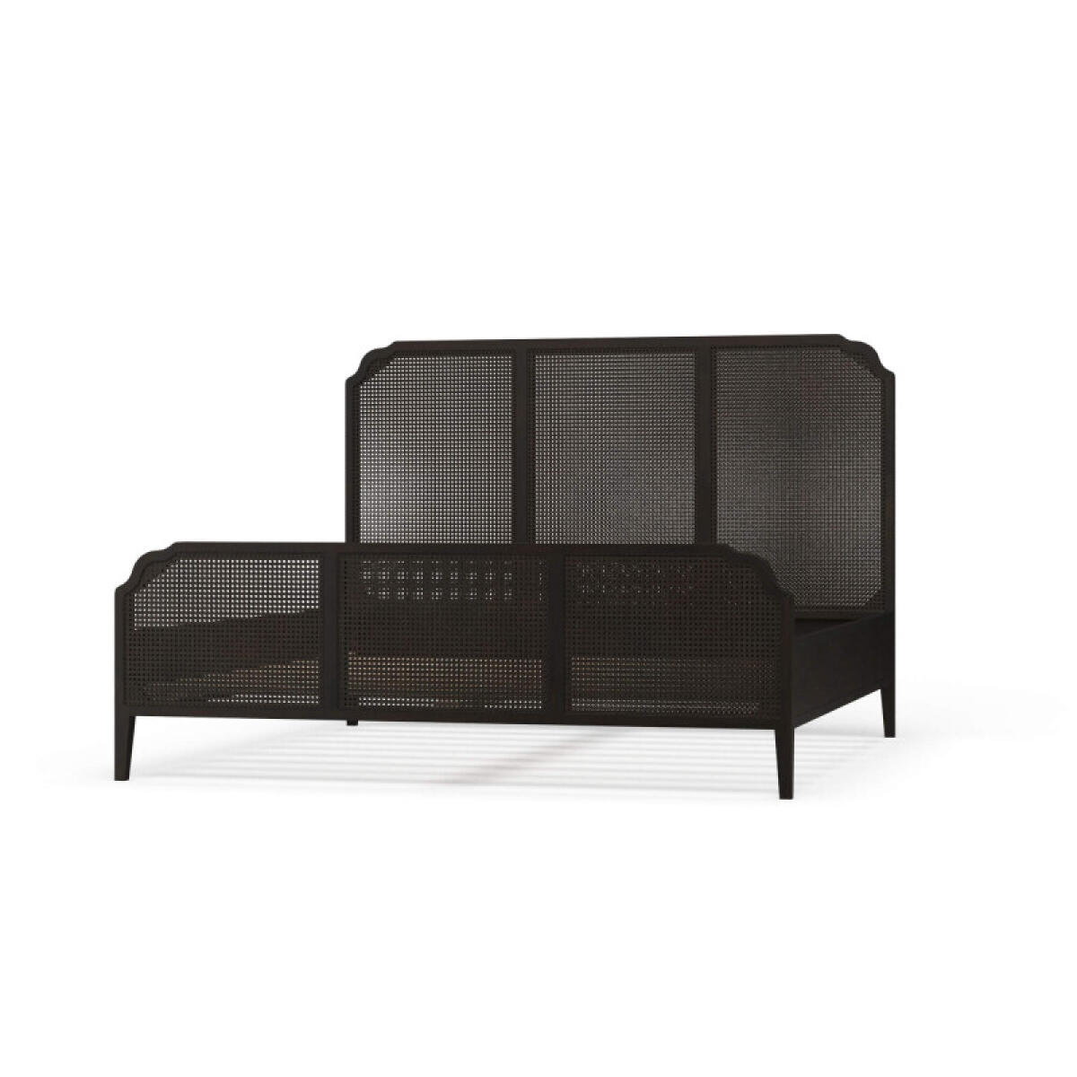 59b3fce03c9e07b8b288113973f68f88 Marisol Bed W/ Rattan - Image 1