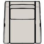 Aries Bookcase W/o Door Bookcases Blue 21