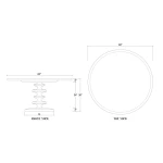 Milano Round Dining Table - Image 8