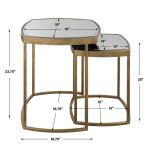 Vista Nesting Tables, S/2 End tables End Tables 19