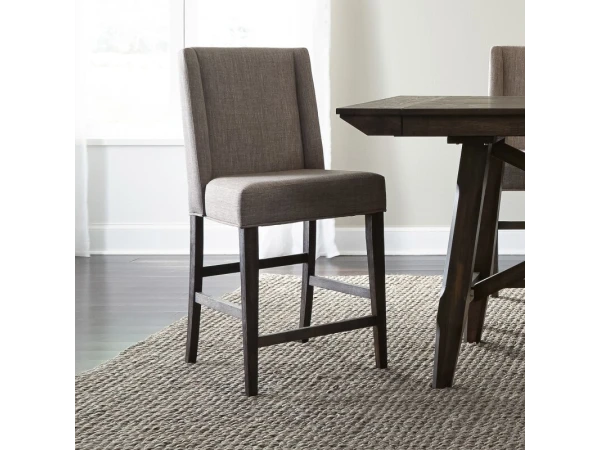 Double Bridge Upholstered Counter Chair (RTA) Barstools Barstools