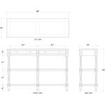 Melissa Console Table - Image 8