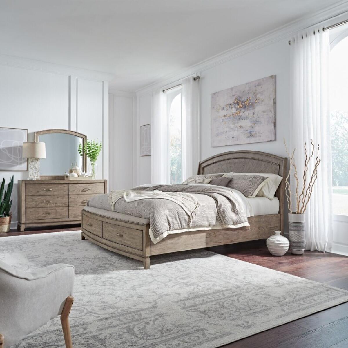 Avalon Queen Panel Storage Bed, Dresser & Mirror Bedroom Sets Bedroom Sets 2 Avalon Queen Panel Storage Bed, Dresser & Mirror Bedroom Sets Bedroom Sets 2