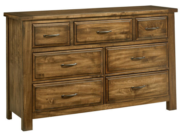 Maple Road Triple Dresser – 7 Drwr Dressers Antique Amish 2