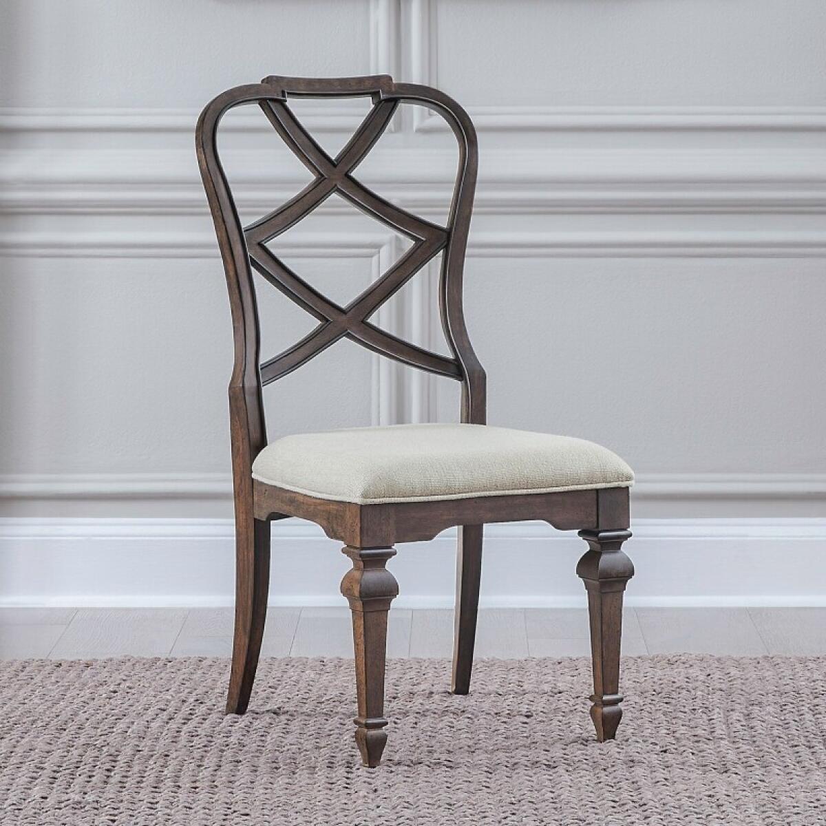 5a817dcd034f7c0ee313e6afa35941a8 Provence Park Wood Back Side Chair (RTA) - Image 1