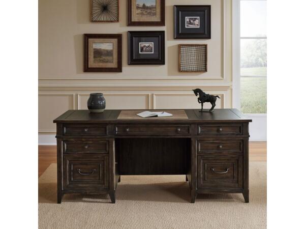 Paradise Valley Executive Desk Base Desk Bases Brown