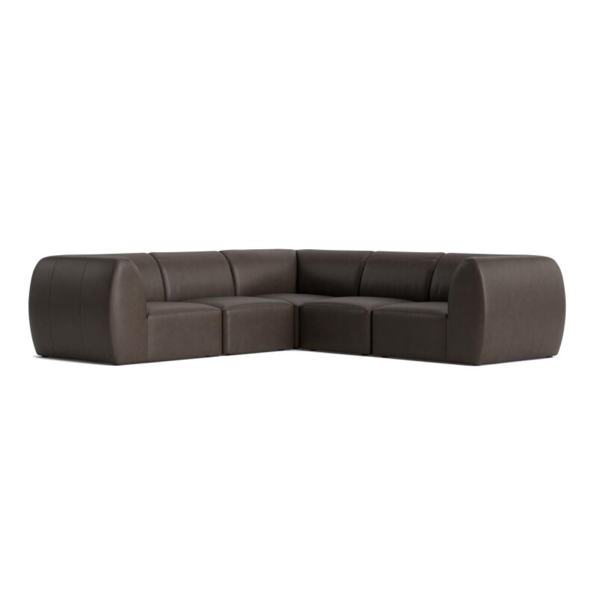 5a8b4919e0cc67e26bbe496f329a0abb Clyde Leather Modular L-Shaped Sectional - Image 1