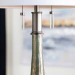 Lira Twin Pull Chain Table Lamp Lighting Crestview Collection 12