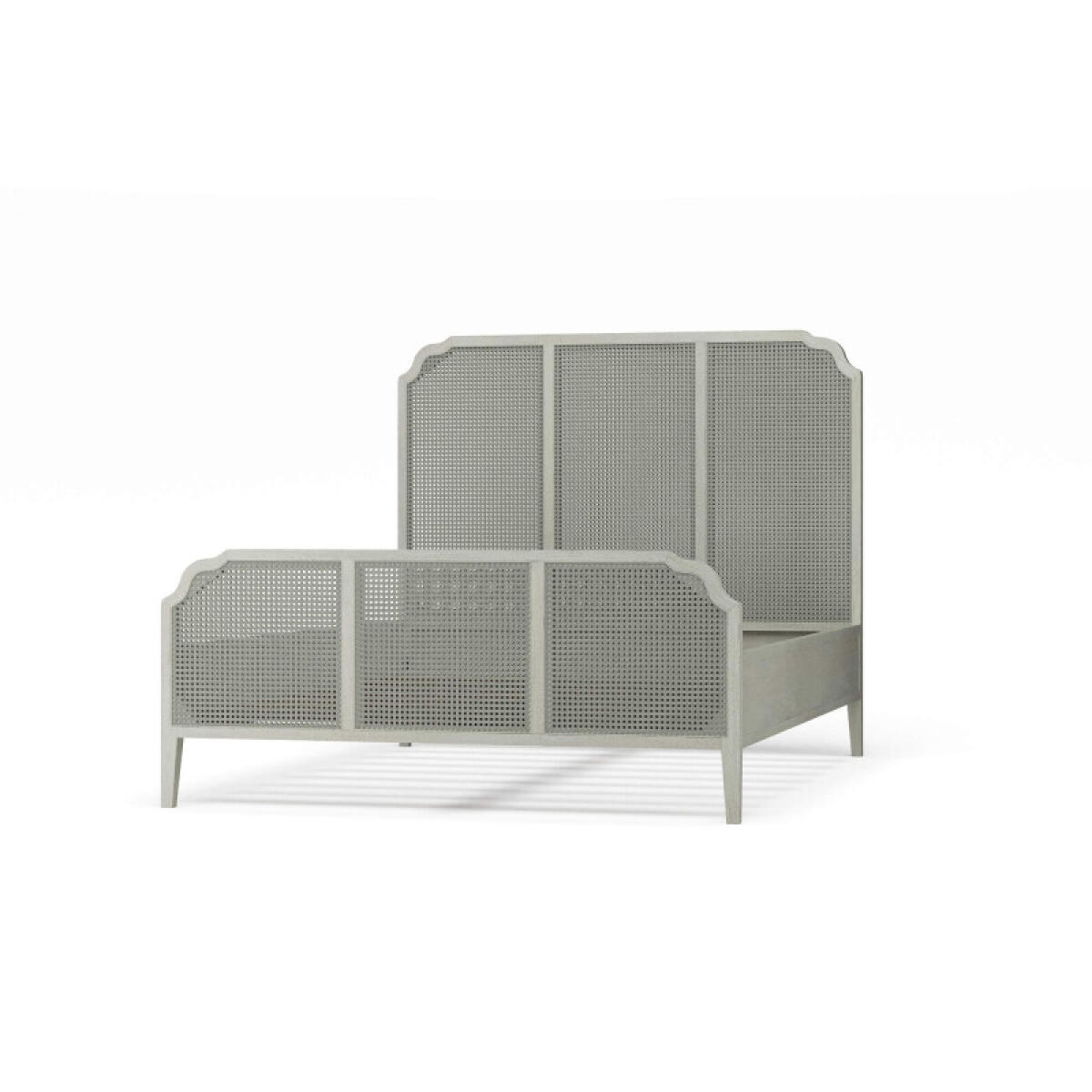 5abf1822344879bc6e10bd6593e35f98 Marisol Bed W/ Rattan - Image 1