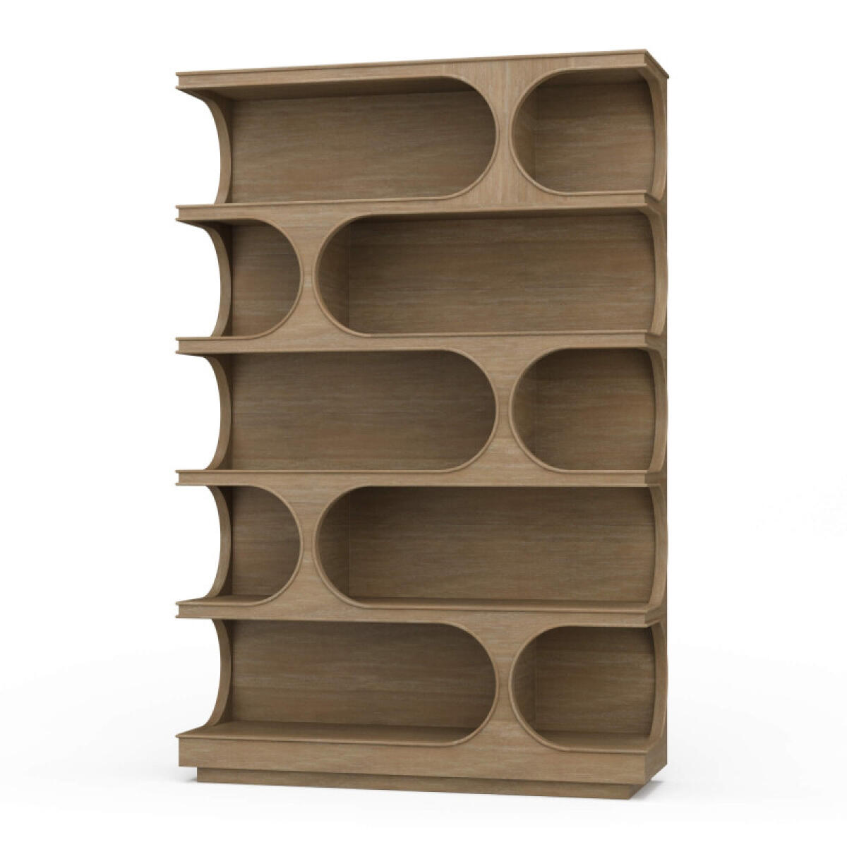 5af76204a969bb8a3c20a45d7402d581 Vannes Crescent Bookcase - Image 1