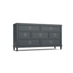 Shoreline Bedside Table Ocean Grey Nightstands Bassett Furniture 3