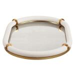 Cyprus Oval Tray, White - Image 7