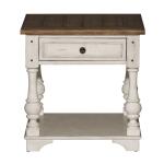 Morgan Creek Alt 3 Piece Set Table Sets Antique White w/ Wirebrushed Tobacco Accents 12