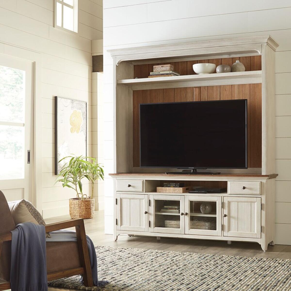 5b42f88634c5588ab364f6c6c054f89a Farmhouse Reimagined Opt Entertainment Center - Image 1