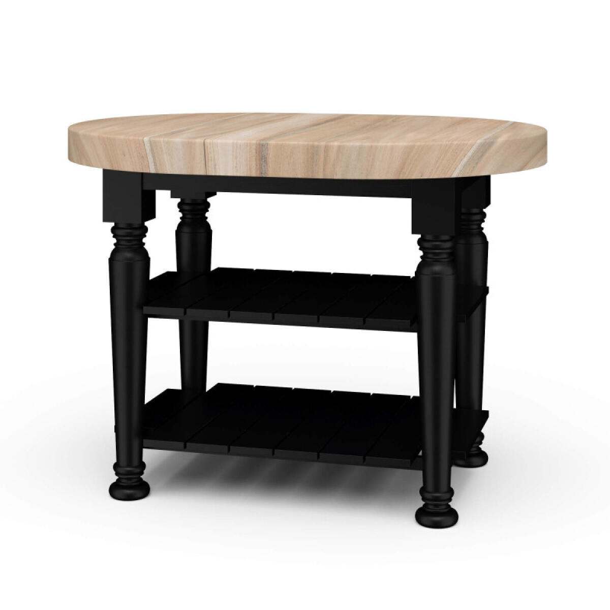 5b49381377f408e9c2b6ad9264cc19c9 Farmhouse Butcher Block Kitchen Island - Image 1
