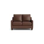True Custom™ True Custom® Leather Slope Arm Loveseat