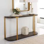 Palisade Console Table, Walnut Console Tables Brown 19