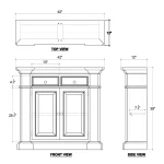Roosevelt Sideboard Small - Image 7